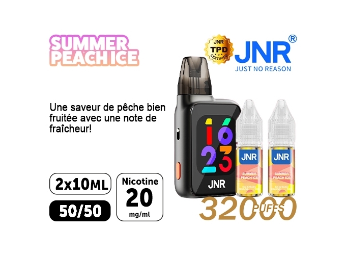 JNR FLUX PRO 32K SUMMER PEACH ICE 20 MG