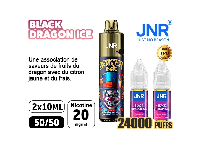 JNR JOKER 24 K BLACK DRAGON ICE 20 MG