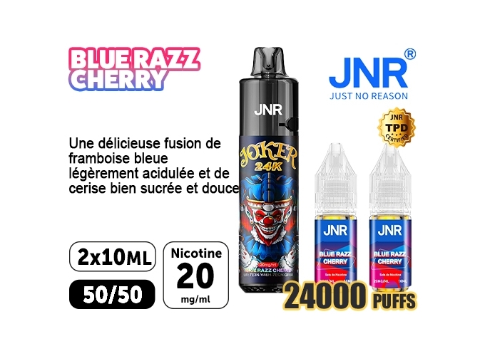 JNR JOKER 24 K BLUE RAZZ CHERRY 20 MG