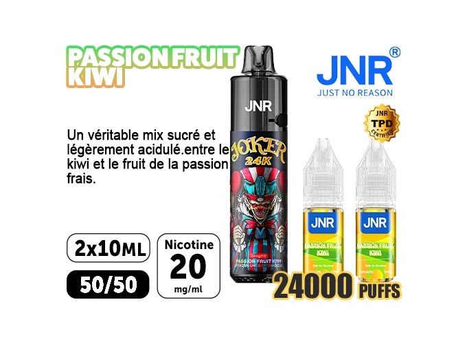 JNR JOKER 24 K PASSION FRUIT KIWI 20 MG