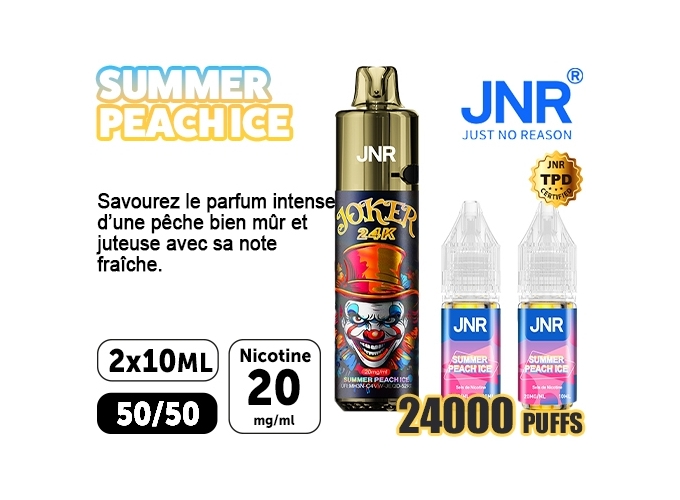 JNR JOKER 24 K SUMMER PEACH ICE 20 MG
