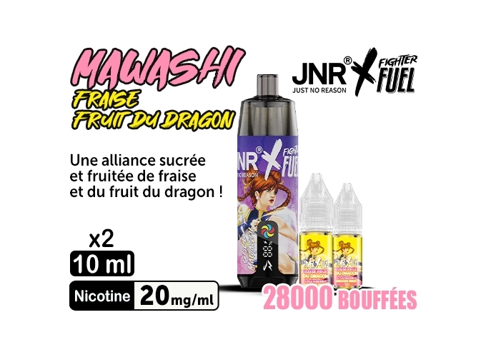 JNR X MAWASHI FRAISE FRUIT DU DRAGON  (5)