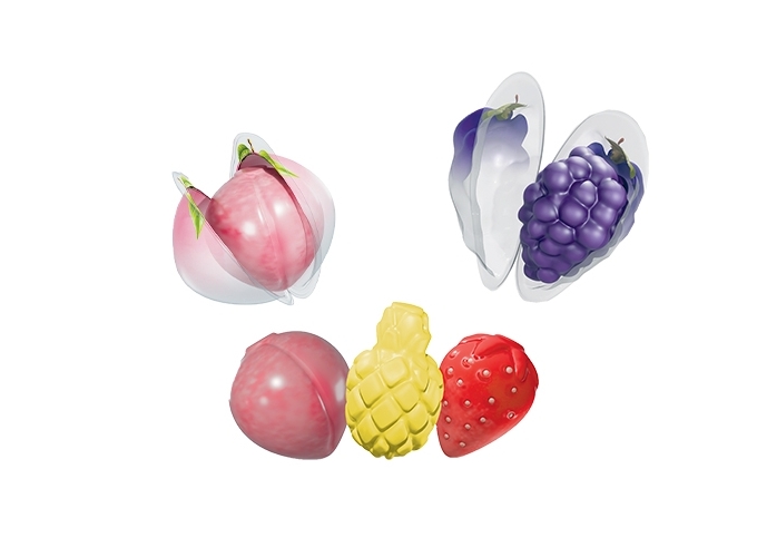 JOHNY BEE  3D JUICY GUMMY FRUITS (60)