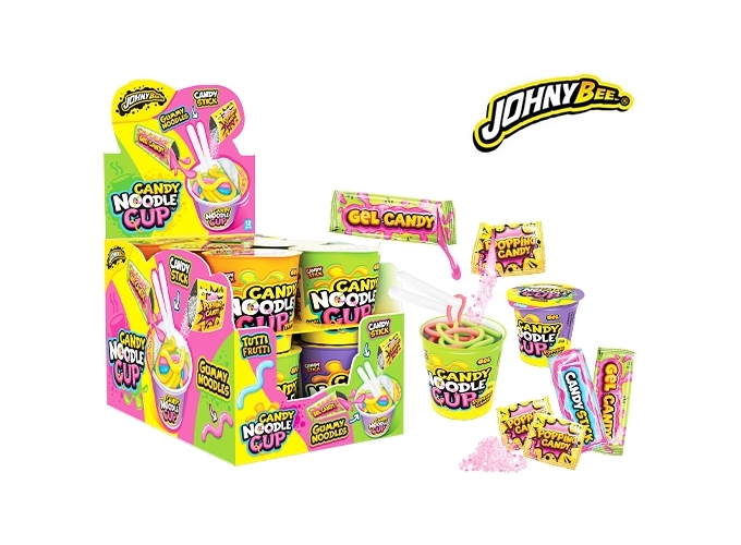 JOHNY BEE  CANDY NOODLE CUP (PRES. 12)