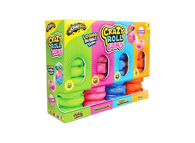 JOHNY BEE  CRAZY ROLL GUM (PRES. 36)