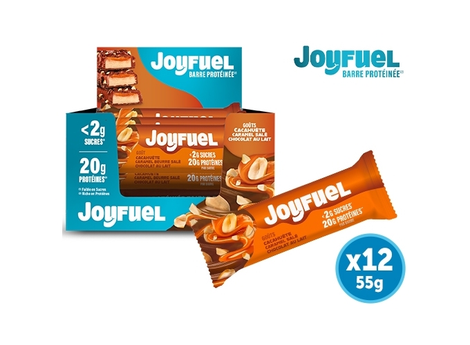 JOYFUEL BARRE PROTEINEE CACAHUETE CARAMEL 55gr(12)