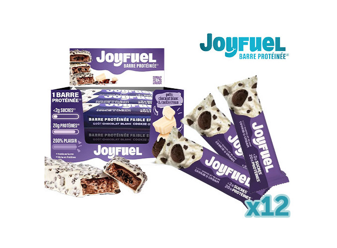 JOYFUEL BARRE PROTEINEE CHOCO. BL COOKIE 55gr (12)