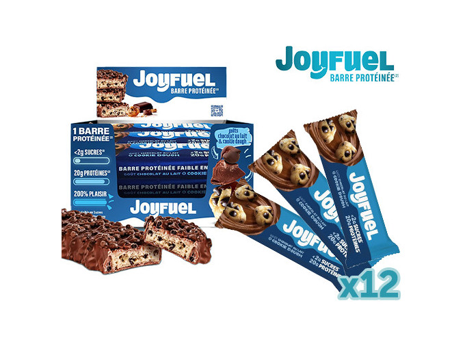 JOYFUEL BARRE PROTEINEE CHOCOLAT COOKIE 55gr (12)