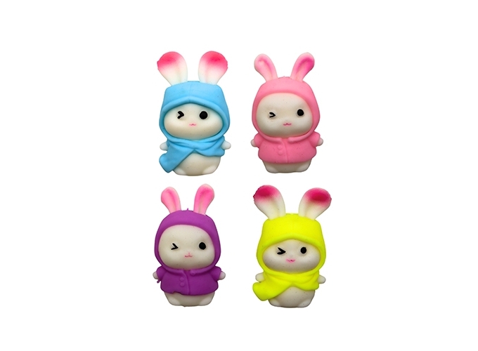 KAWAI ANTISTRESS LAPIN 8CM 4 COUL. ASS. (BTE.24)