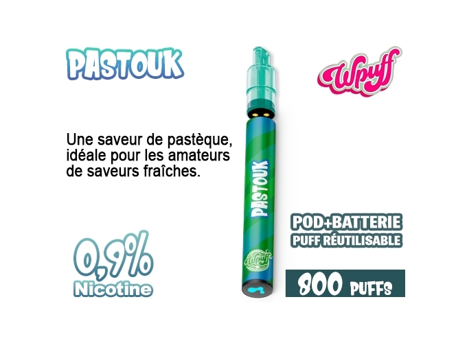 KIT 2.0 BATTERIE  1 POD PASTOUK  0.9%  (10)