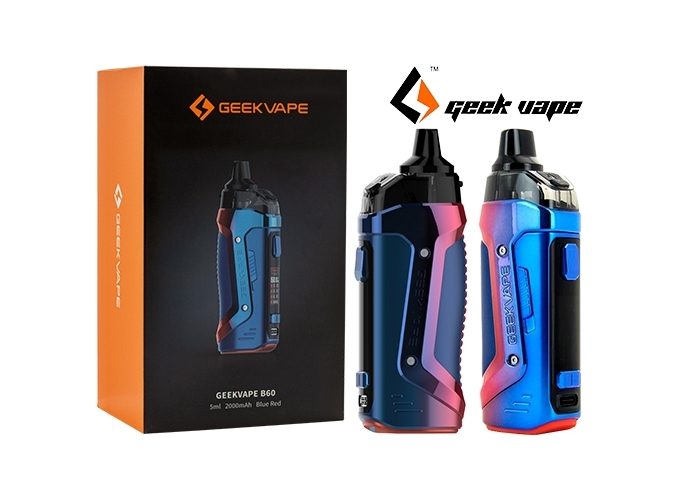 KIT AEGIS BOOST 2 GEEK VAP B60 BLUE RED