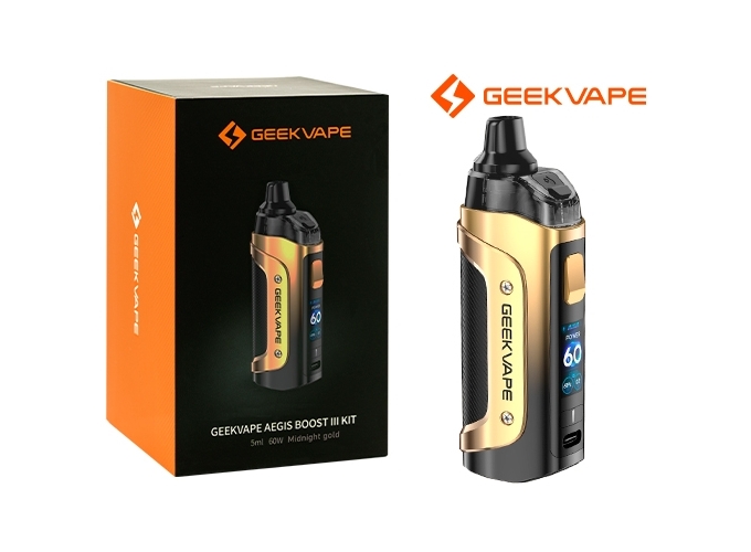 KIT AEGIS BOOST 3 GEEKVAP MIDNIGHT GOLD