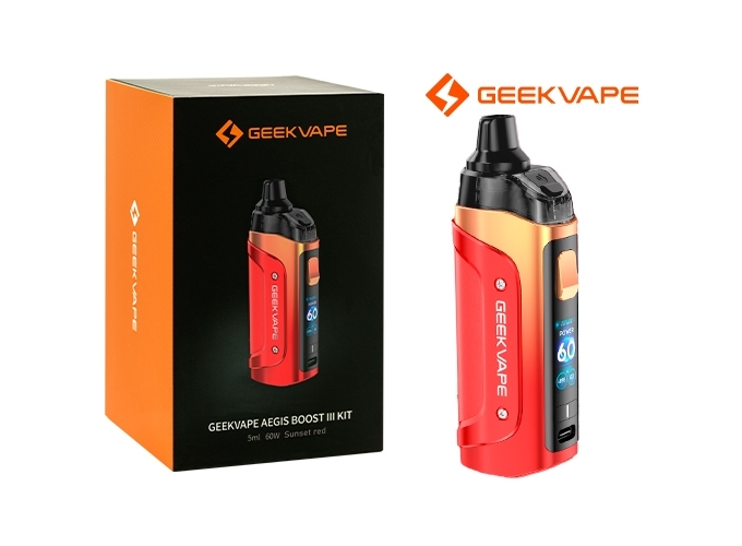 KIT AEGIS BOOST 3 GEEKVAP SUNSET RED