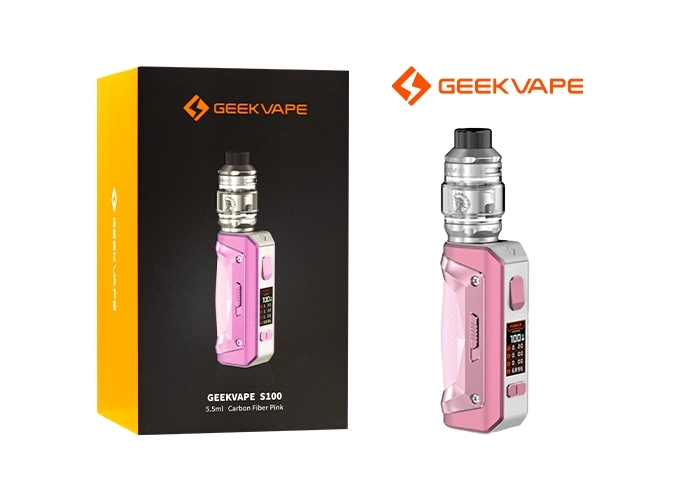 KIT AEGIS S 100 GEEKVAP ROSE (accu non fourni)