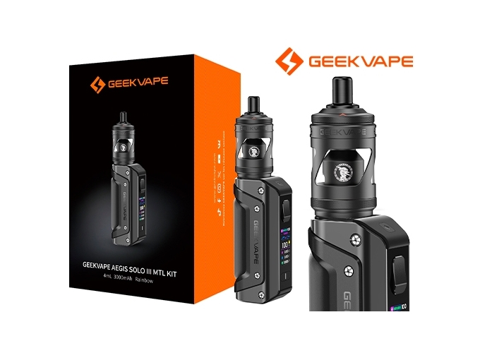KIT AEGIS SOLO 3 MTL GEEKVAP BLACK