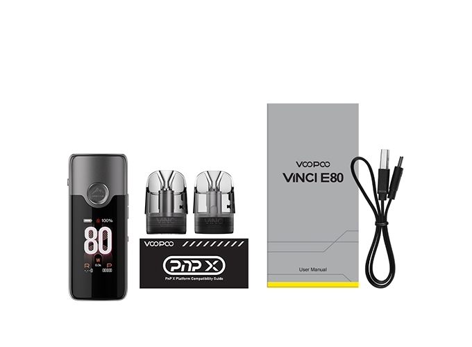 KIT ARGUS E80 3000 mha VOOPOO   GRIS METAL