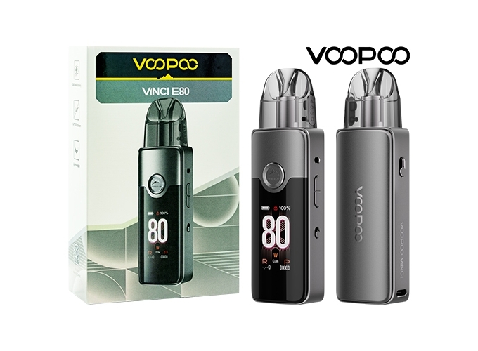 KIT ARGUS E80 3000 mha VOOPOO   GRIS METAL