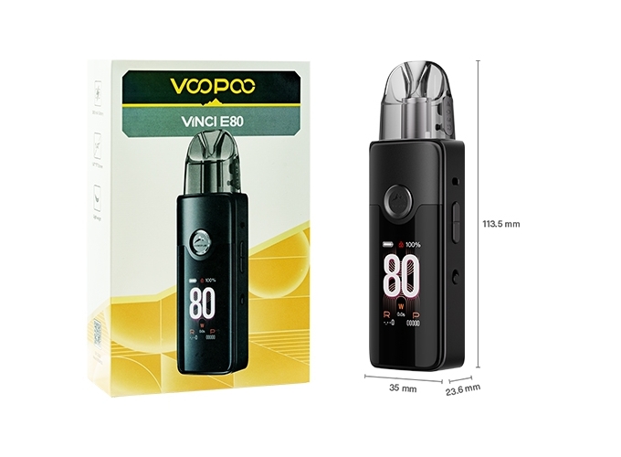 KIT ARGUS E80 3000 mha VOOPOO   NOIRE