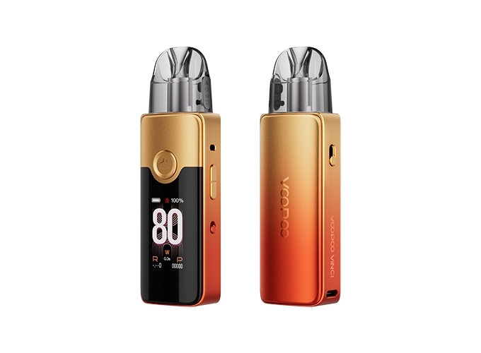 KIT ARGUS E80 3000 mha VOOPOO   ORANGE ET ROUGE