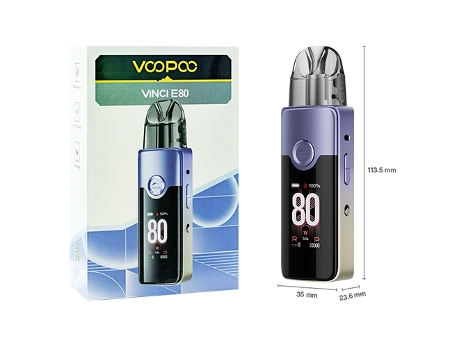 KIT ARGUS E80 3000 mha VOOPOO   VIOLET ET OR