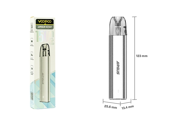 KIT ARGUS G2 MINI  1500 mha VOOPOO   SILVER