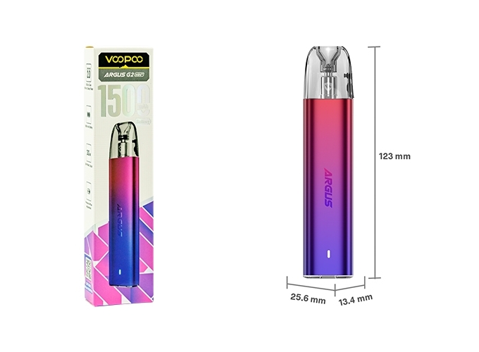 KIT ARGUS G2 MINI  1500 mha VOOPOO   VIOLET RED