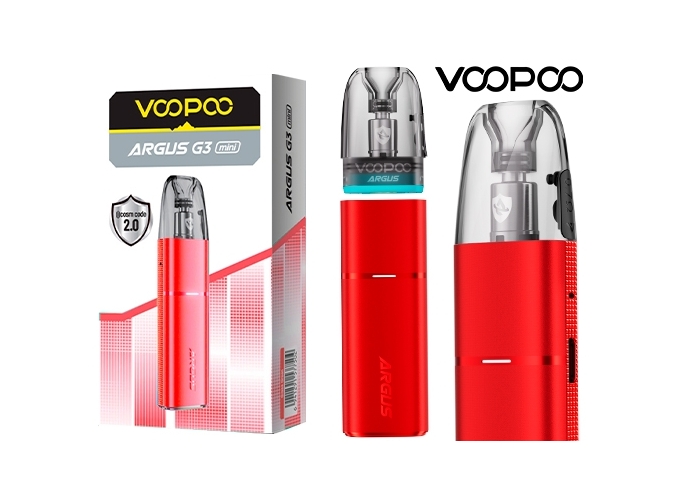 KIT ARGUS G3 MINI 1350 mha VOOPOO   SCARLET