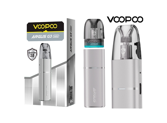 KIT ARGUS G3 MINI 1350 mha VOOPOO   SILVER