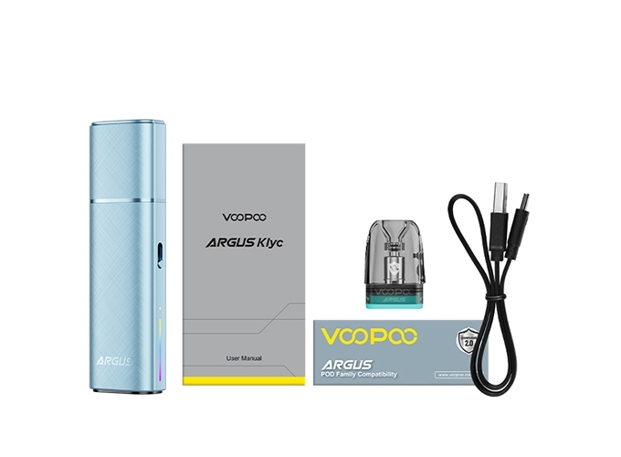 KIT ARGUS KLIC 1350 mha VOOPOO   BLEUE