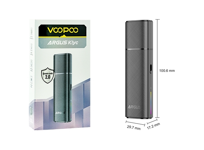KIT ARGUS KLIC 1350 mha VOOPOO   MYSTIC GRAY