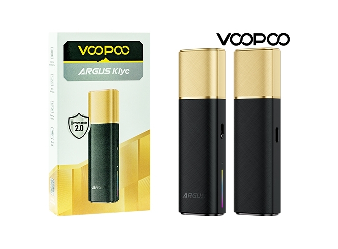 KIT ARGUS KLIC 1350 mha VOOPOO   NOIRE ET OR