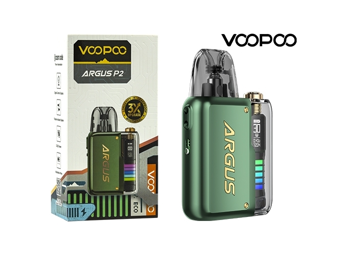 KIT ARGUS P2 1100 mha VOOPOO   EMERALD GREEN