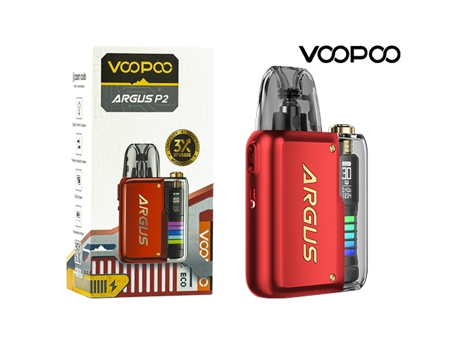 KIT ARGUS P2 1100 mha VOOPOO   RUBY RED