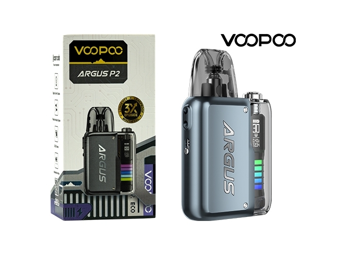 KIT ARGUS P2 1100 mha VOOPOO   TITANIUM GRAY