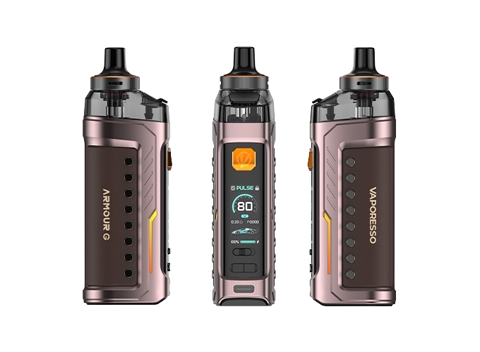 KIT ARMOUR G MTL VAPORESSO 3000 MHA MARRON