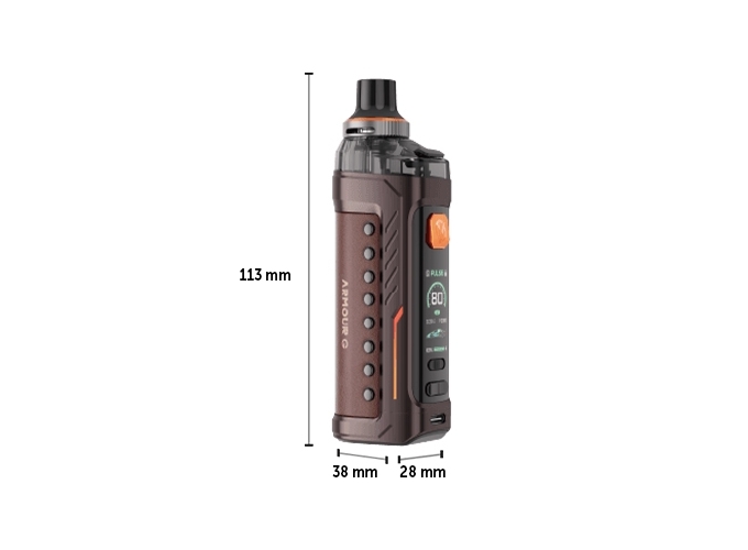 KIT ARMOUR G MTL VAPORESSO 3000 MHA MARRON