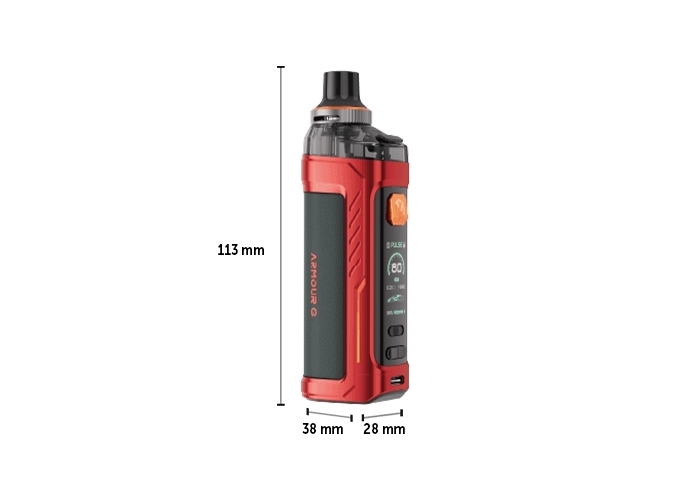 KIT ARMOUR G MTL VAPORESSO 3000 MHA ROUGE