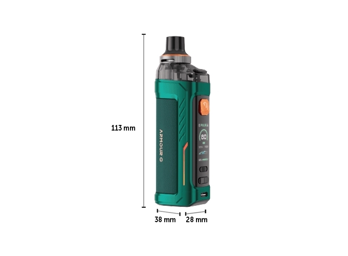 KIT ARMOUR G MTL VAPORESSO 3000 MHA VERTE