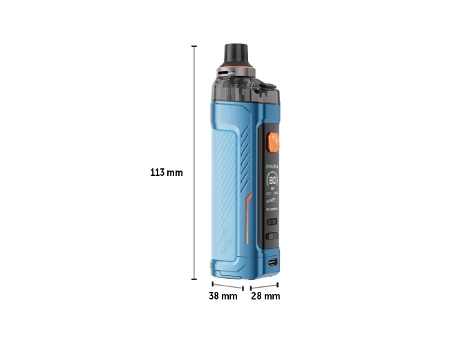 KIT ARMOUR GS DTL VAPORESSO BLEUE ( SS ACCU)