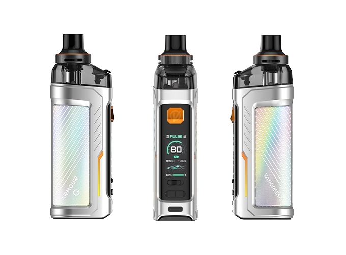 KIT ARMOUR GS DTL VAPORESSO GRISE ( SS ACCU)