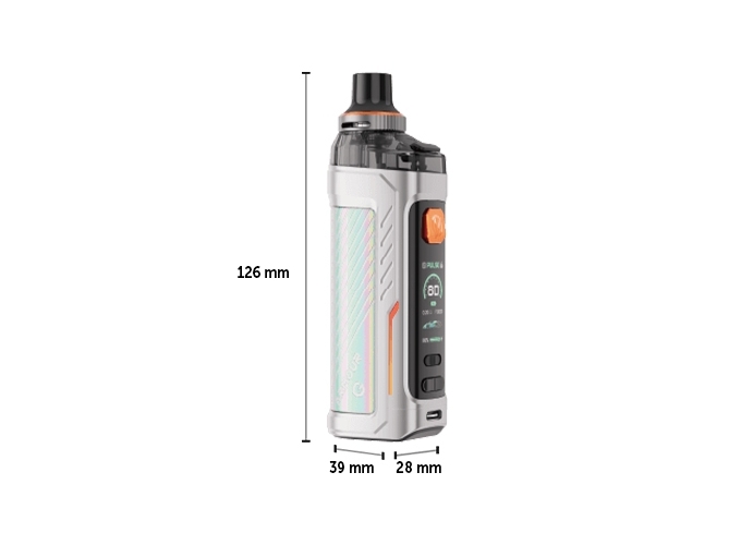 KIT ARMOUR GS DTL VAPORESSO GRISE ( SS ACCU)