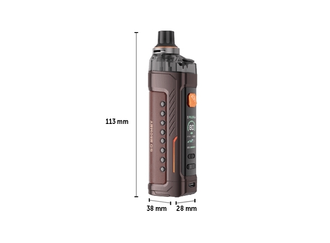 KIT ARMOUR GS DTL VAPORESSO MARRON ( SS ACCU)