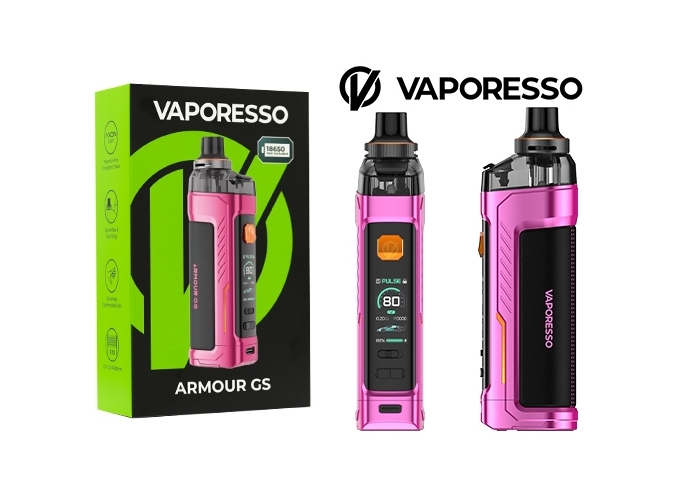 KIT ARMOUR GS DTL VAPORESSO ROSE ( SS ACCU)