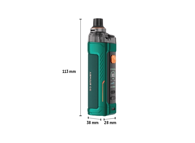 KIT ARMOUR GS DTL VAPORESSO VERTE ( SS ACCU)