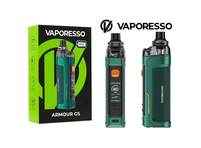 KIT ARMOUR GS DTL VAPORESSO VERTE ( SS ACCU)