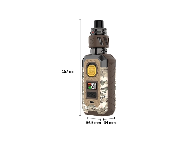 KIT ARMOUR MAX VAPORESSO CAMO BROWN ( sans accus)