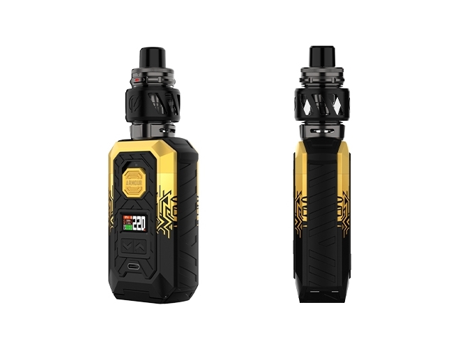 KIT ARMOUR MAX VAPORESSO CYBER GOLD( sans accus)
