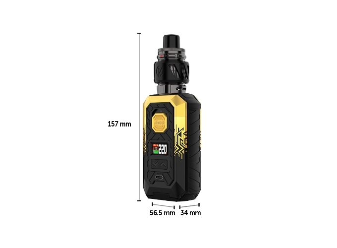 KIT ARMOUR MAX VAPORESSO CYBER GOLD( sans accus)