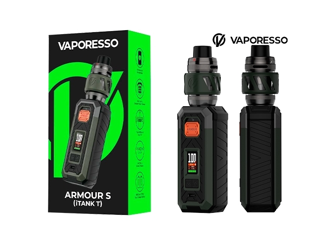 KIT ARMOUR MAX VAPORESSO GREEN ( sans accus)