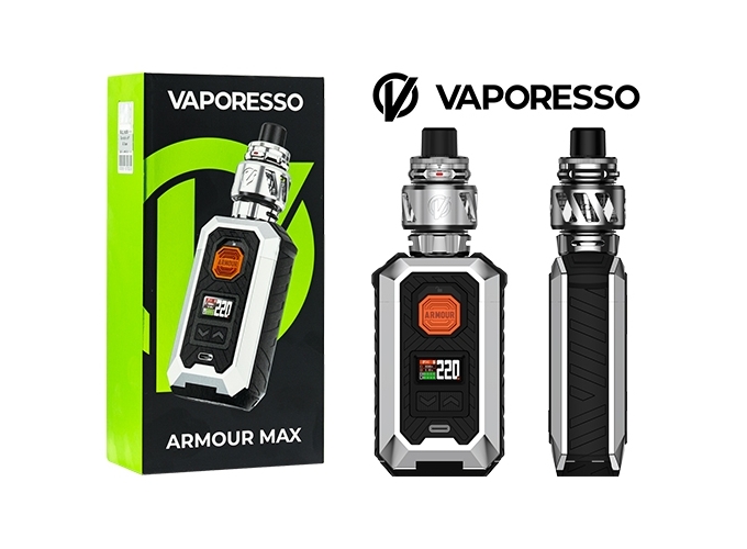 KIT ARMOUR MAX VAPORESSO SILVER ( sans accus)